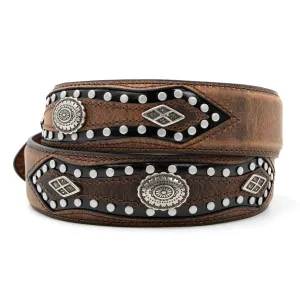 1 1/2" Vintage Studded Stations Belt