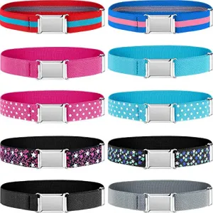 10 Kids Adjustable Buckle Belts