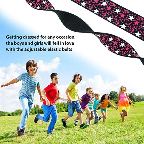 10 Kids Adjustable Buckle Belts