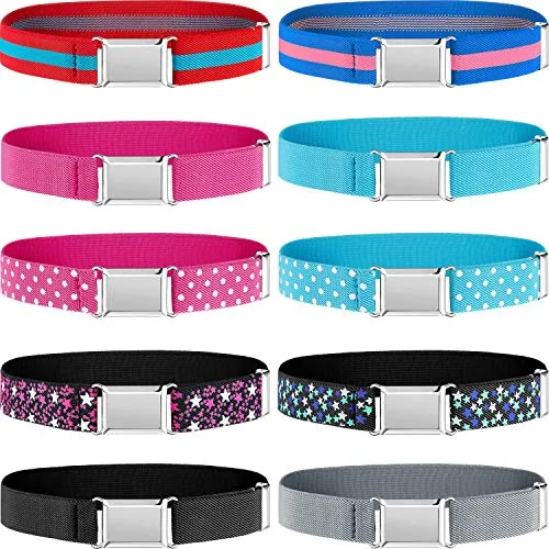 10 Kids Adjustable Buckle Belts