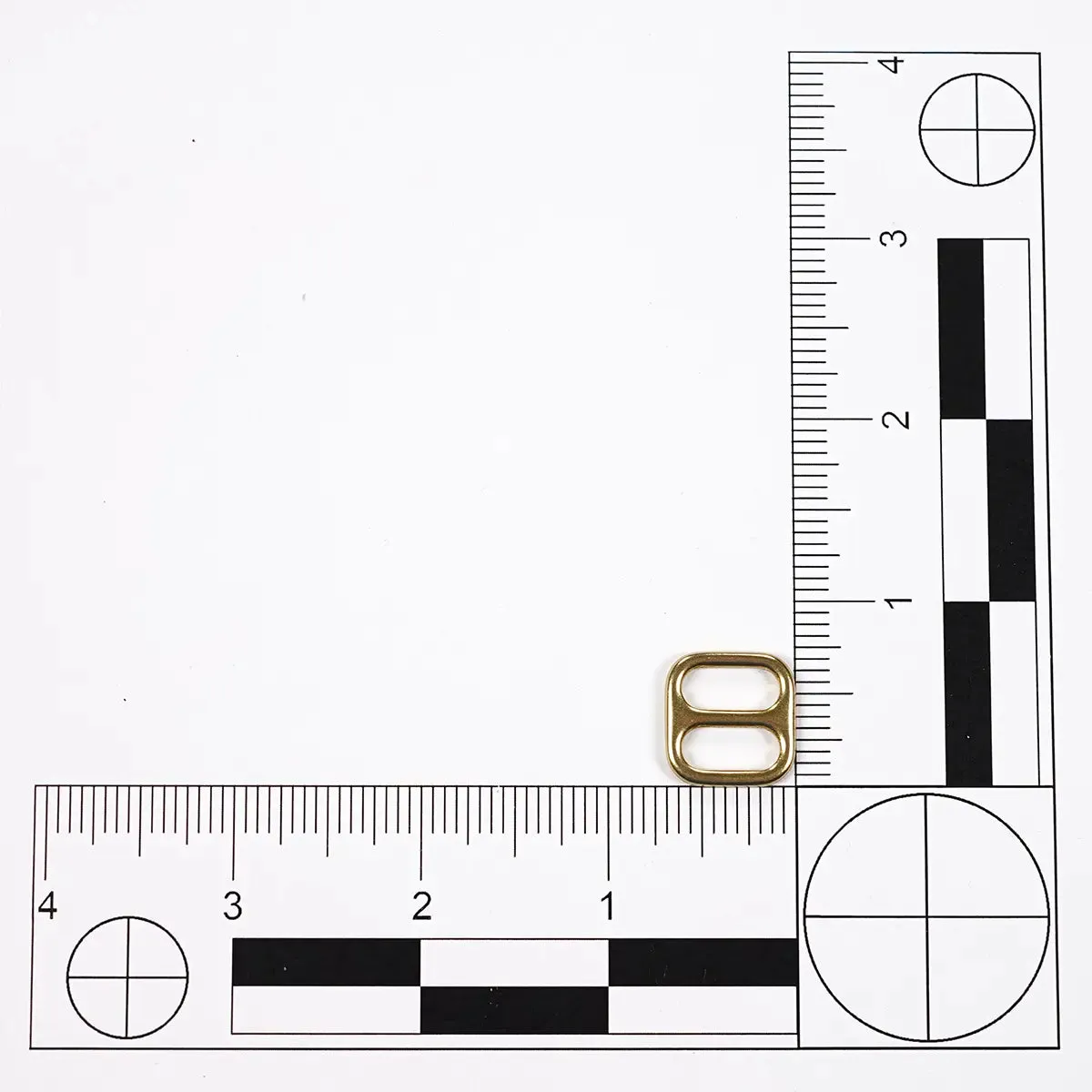 1/2 Inch Double Slider Loop Solid Brass