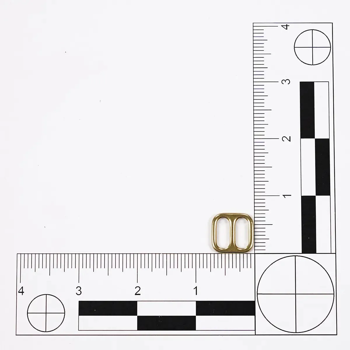 1/2 Inch Double Slider Loop Solid Brass