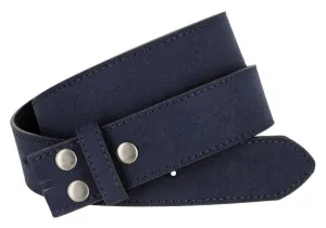 1.5'' Wide Navy Suede Belt Strap