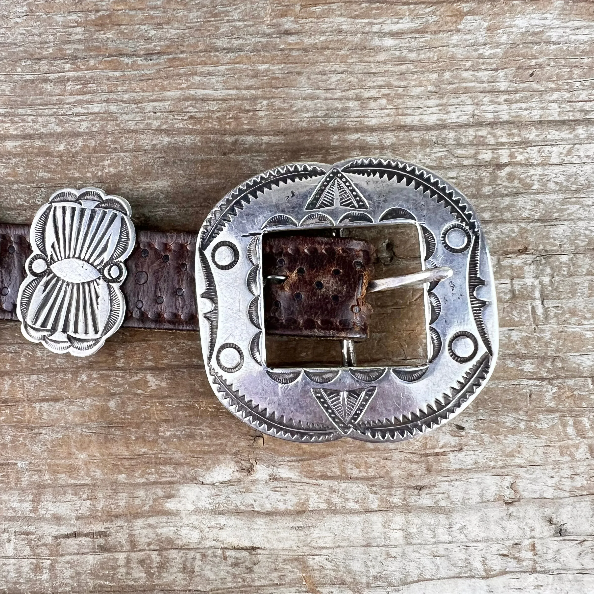 1930's Small Woman's Concho Belt