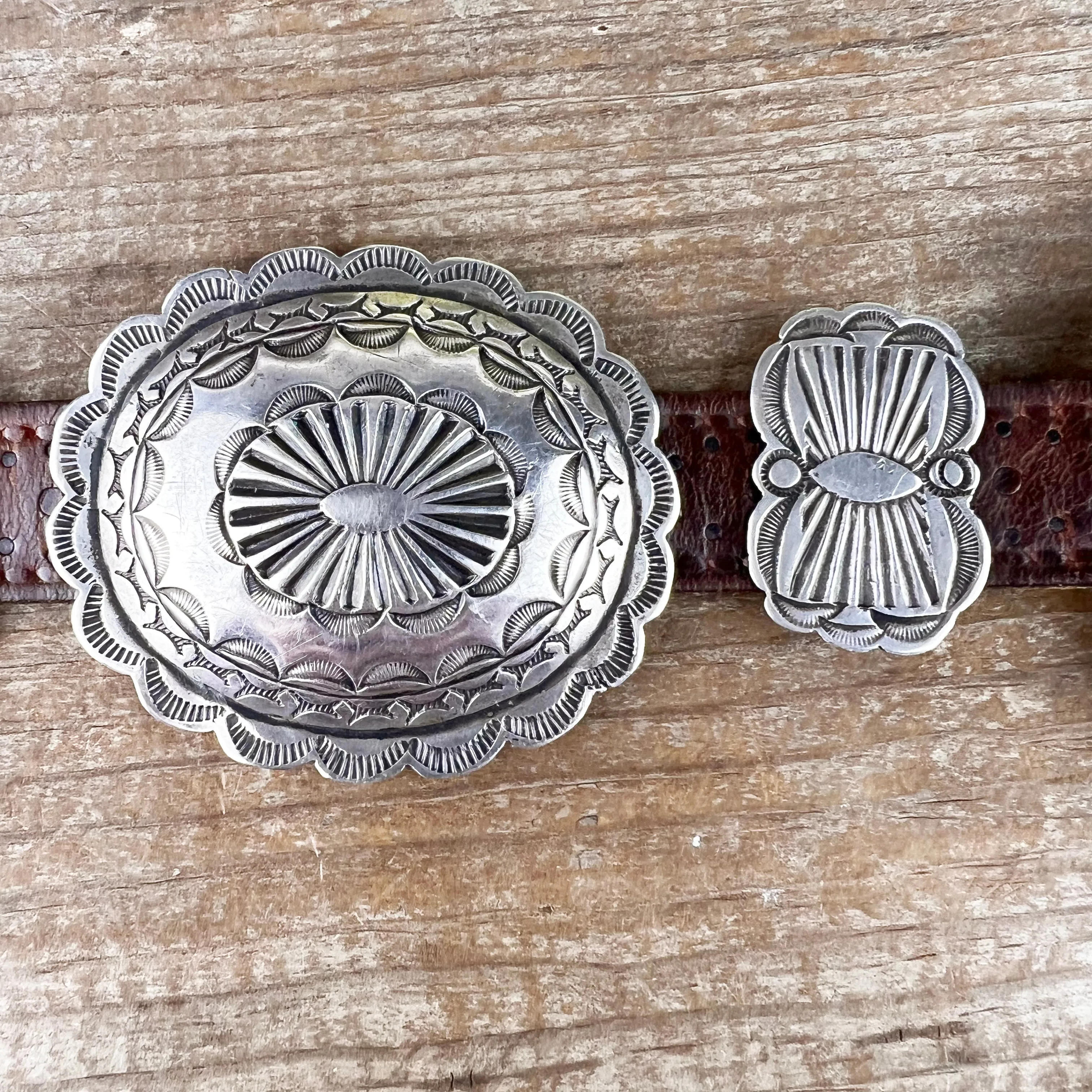 1930's Small Woman's Concho Belt