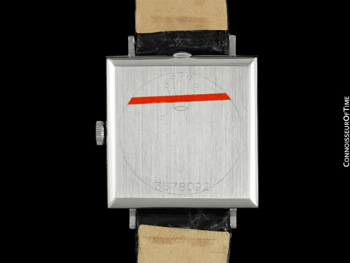 1974 Rolex Cellini Classic Vintage Ladies Square Ref. 3996 Watch - 18K White Gold