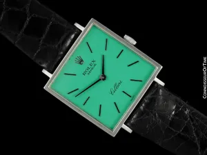 1974 Rolex Cellini Classic Vintage Ladies Square Ref. 3996 Watch - 18K White Gold
