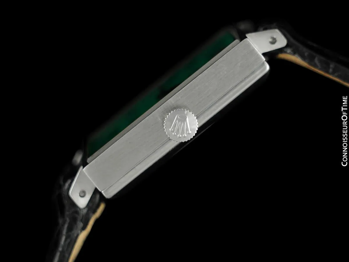 1974 Rolex Cellini Classic Vintage Ladies Square Ref. 3996 Watch - 18K White Gold