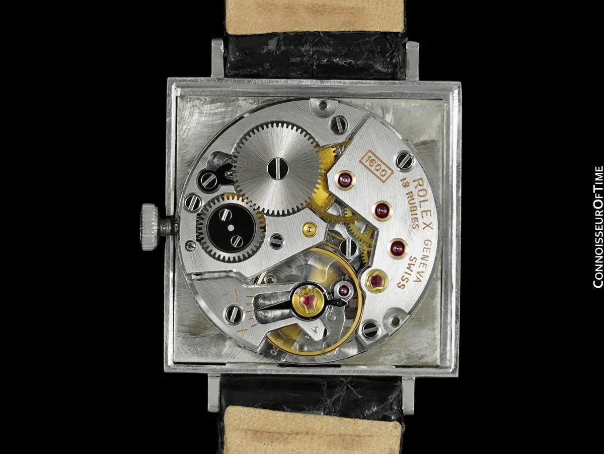 1974 Rolex Cellini Classic Vintage Ladies Square Ref. 3996 Watch - 18K White Gold