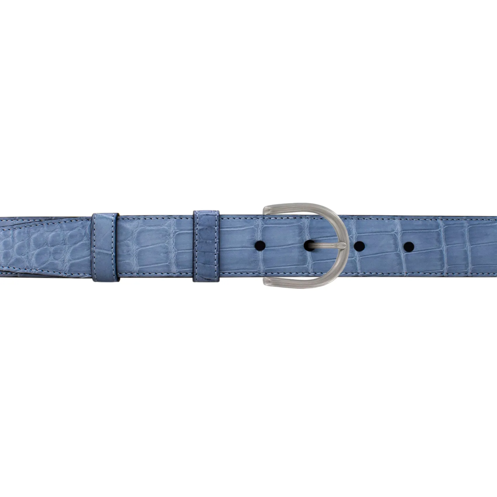 1" Arctic Classic Belt with Denver Casual Buckle in Matt Nickel