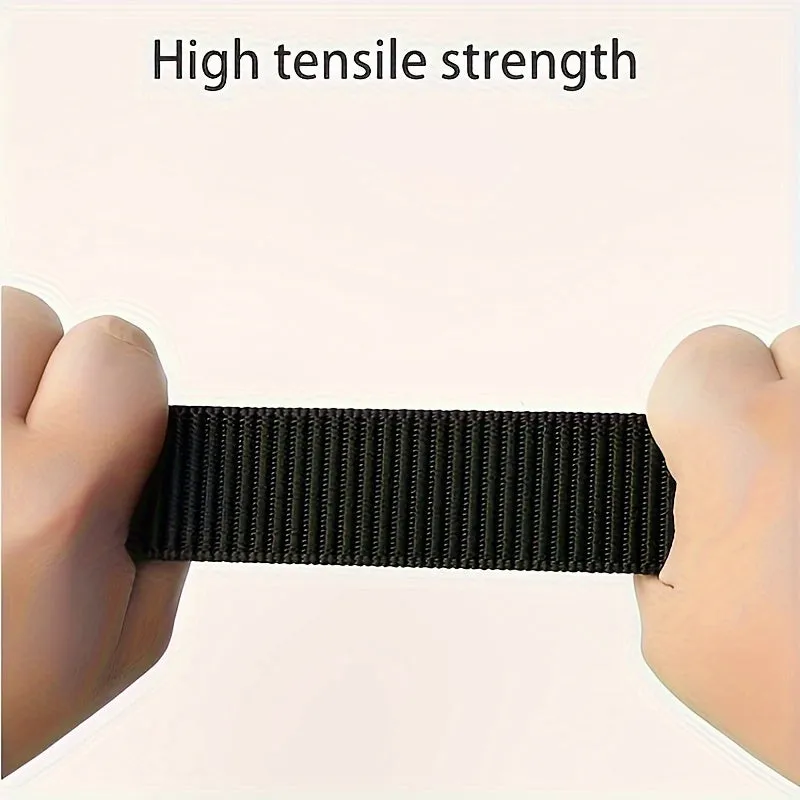 2pcs Men's Canvas Belts with Automatic Buckle for Outdoor & Casual Wear