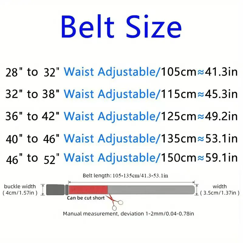 2pcs Men's Faux Leather Belts & Tan Automatic Ratchet Buckle