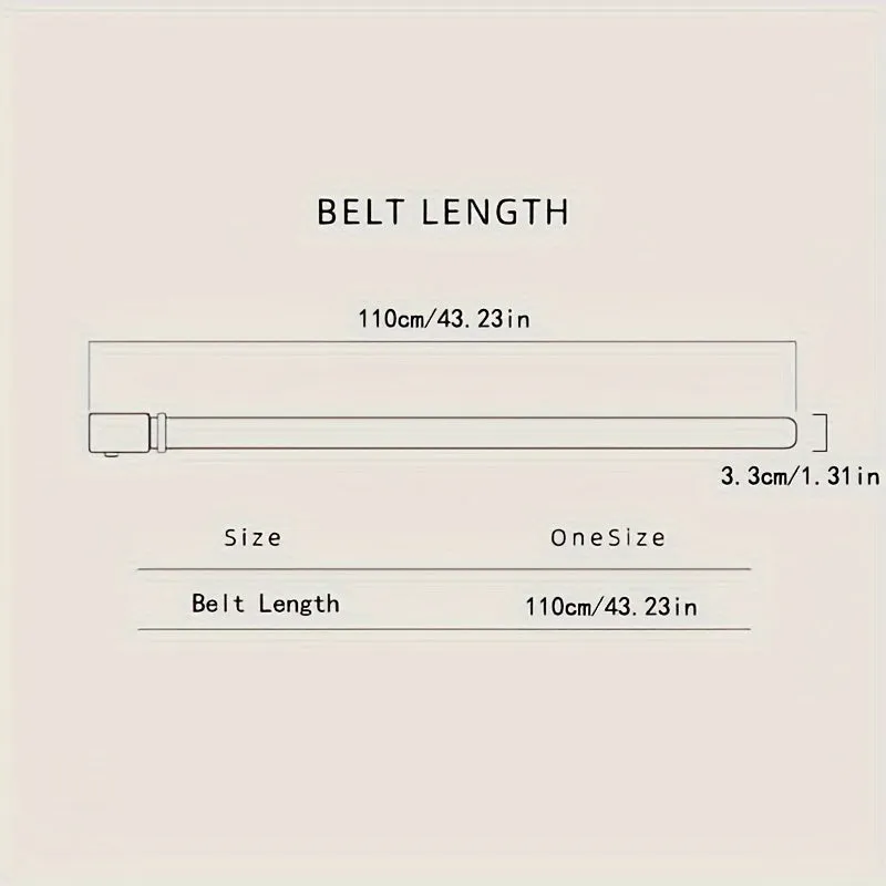 2pcs Tactical Canvas Belts for Training & Casual Wear