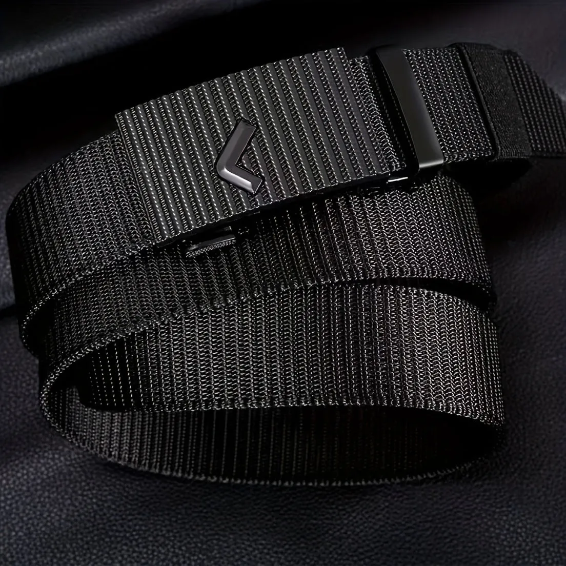 2pcs Unisex Tactical Canvas Belts for Outdoor Sports & Casual Wear