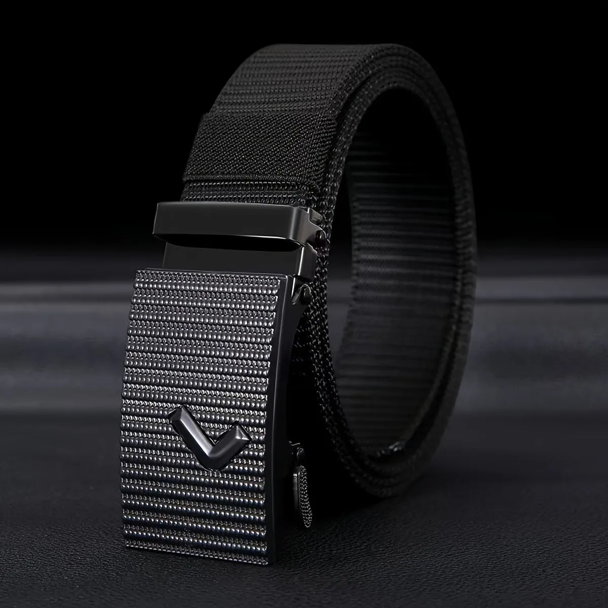 2pcs Unisex Tactical Canvas Belts for Outdoor Sports & Casual Wear