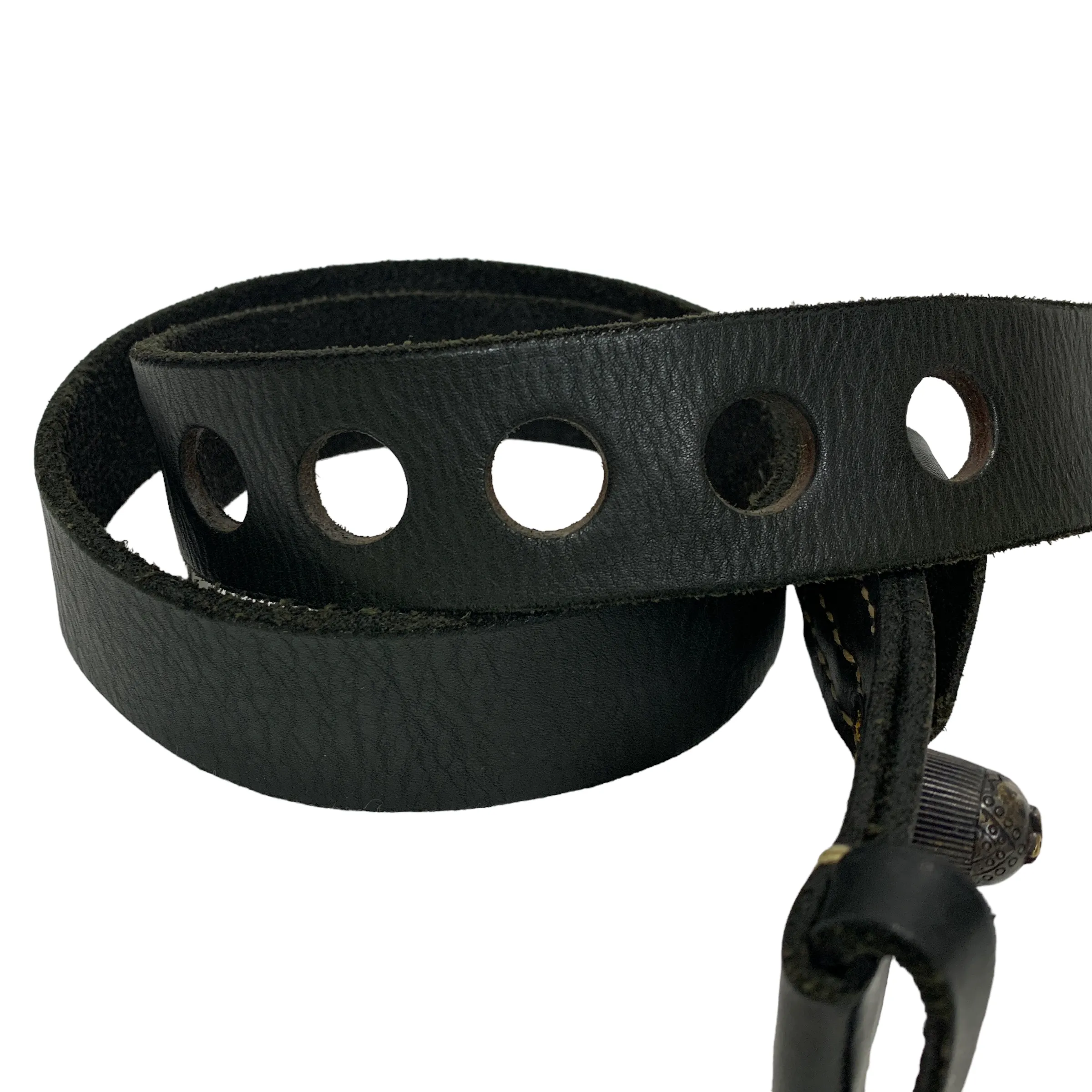 [3] Kapital Leather Potlach Cross Brass Nub Belt