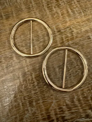 3” Metal Gold Buckle, Metal Slide Buckle, Gold Buckle, 3” Wide, Belts, Dress, stops, Bags