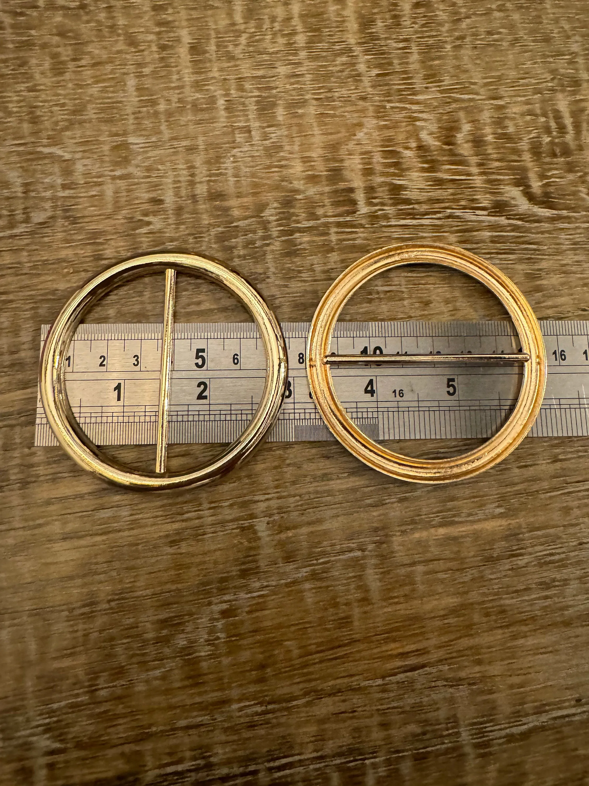3” Metal Gold Buckle, Metal Slide Buckle, Gold Buckle, 3” Wide, Belts, Dress, stops, Bags