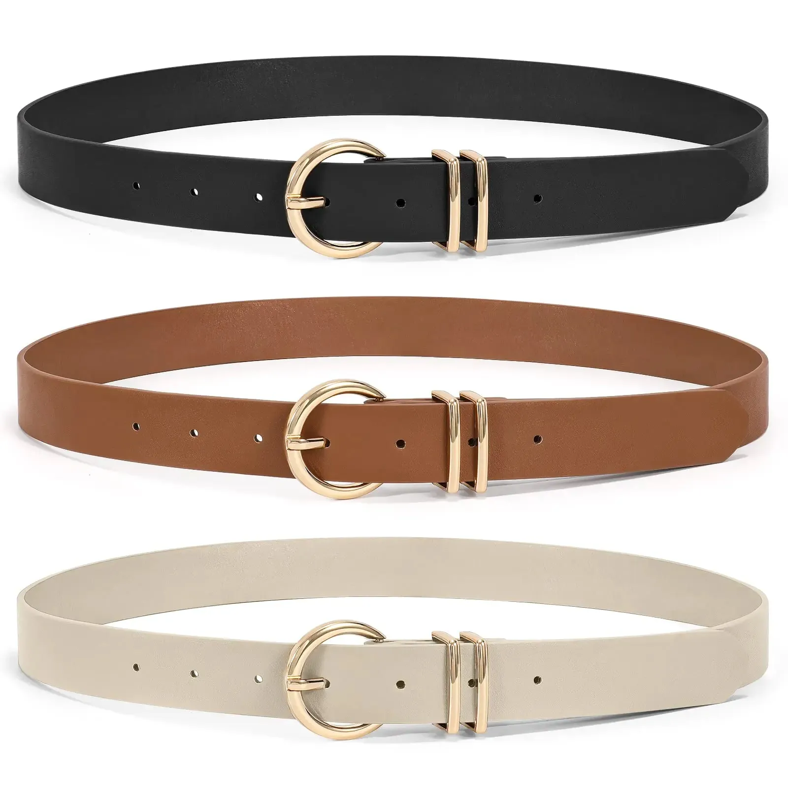 3 Pack Women Belts