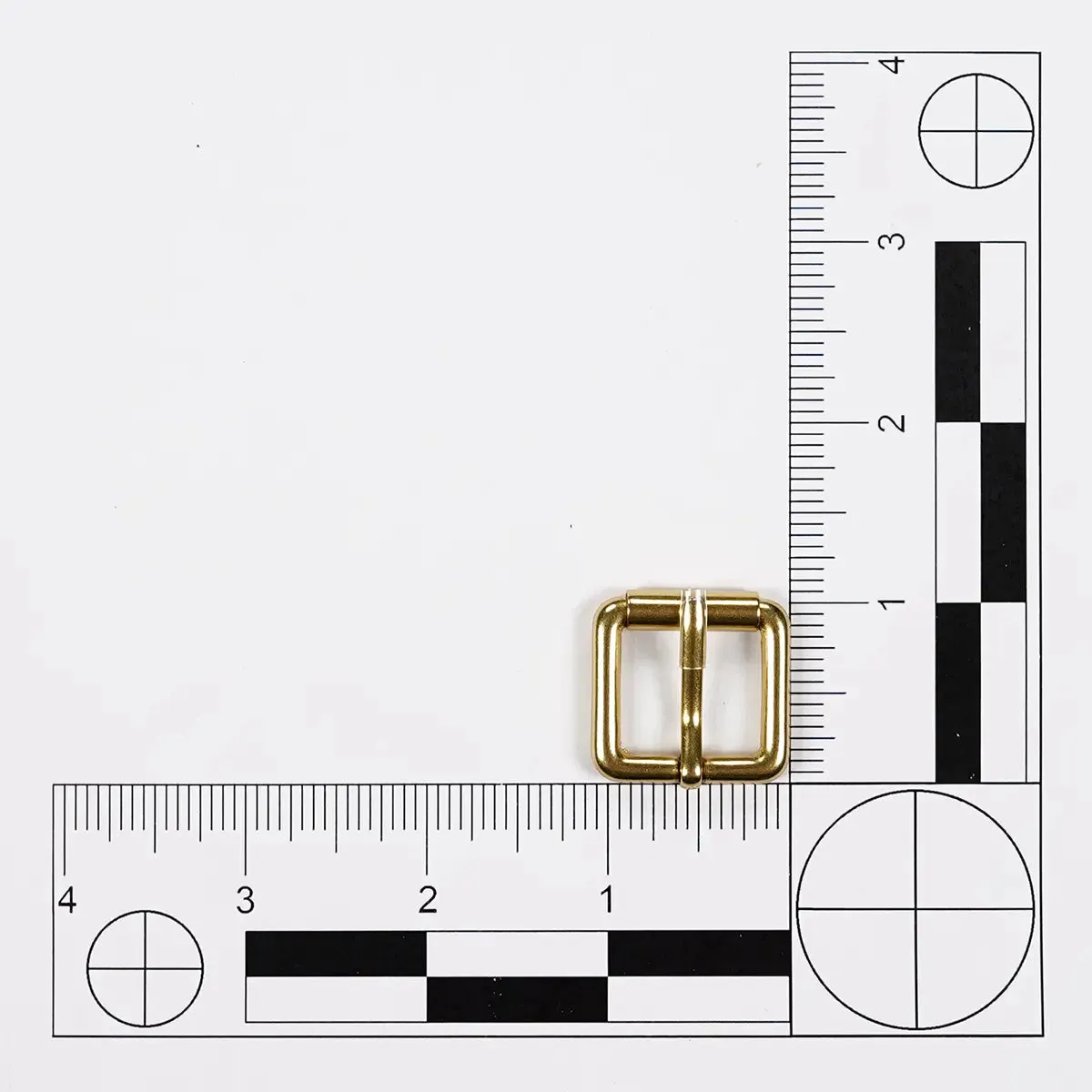 3/4 Inch Solid Brass Roller Bar Buckle