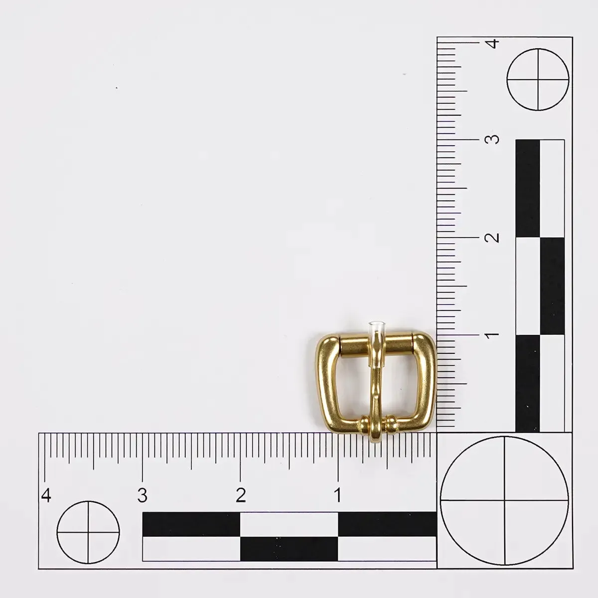 3/4 Inch Solid Brass Roller Buckle