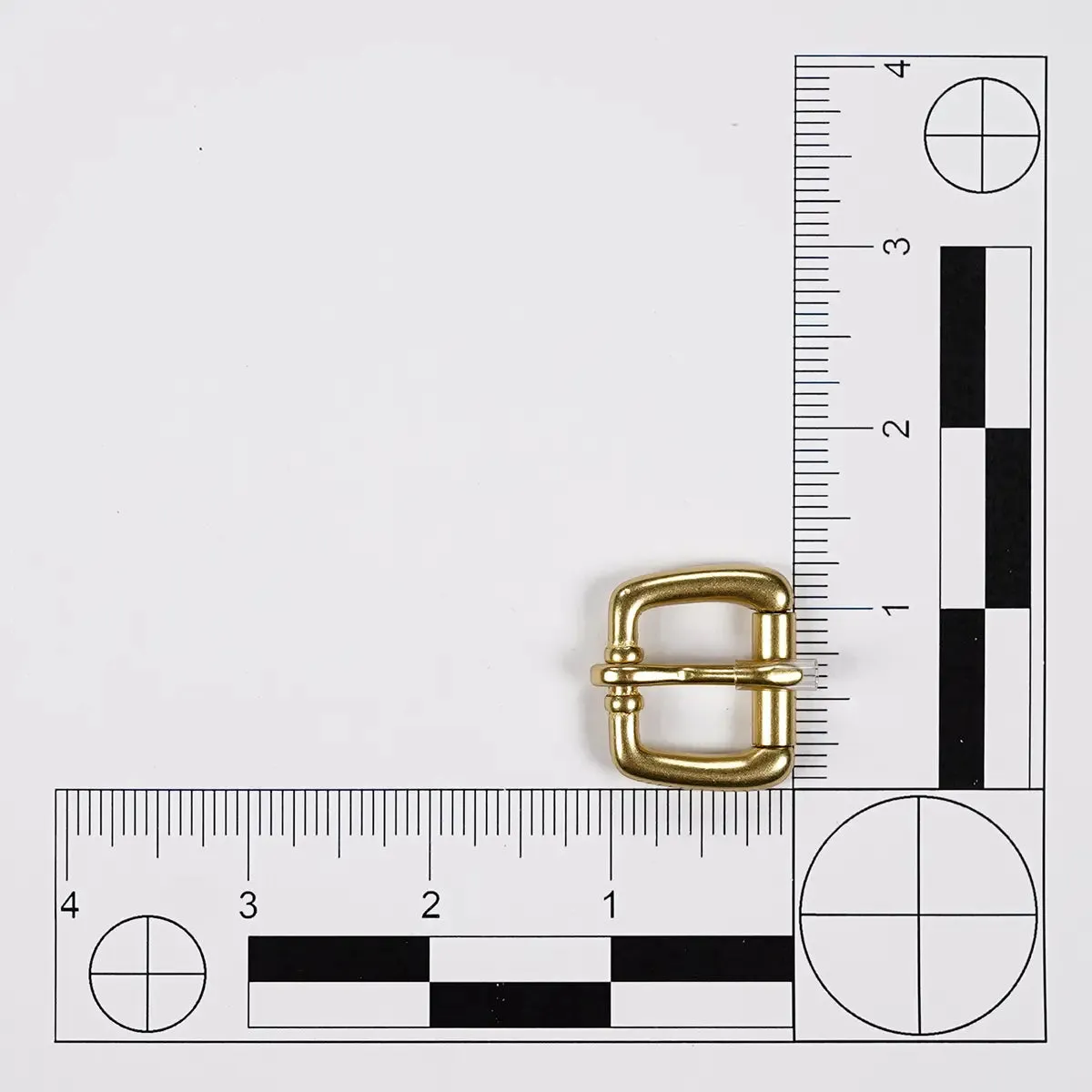 3/4 Inch Solid Brass Roller Buckle