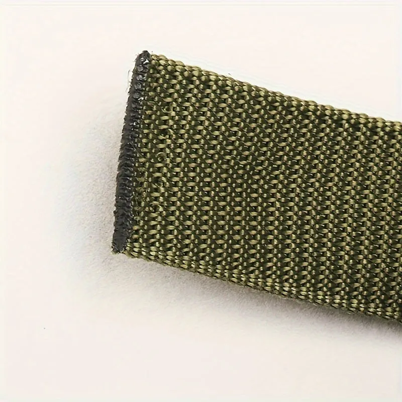 3pcs Men's Tactical Nylon Belts with Automatic Buckle Olive Green Beige