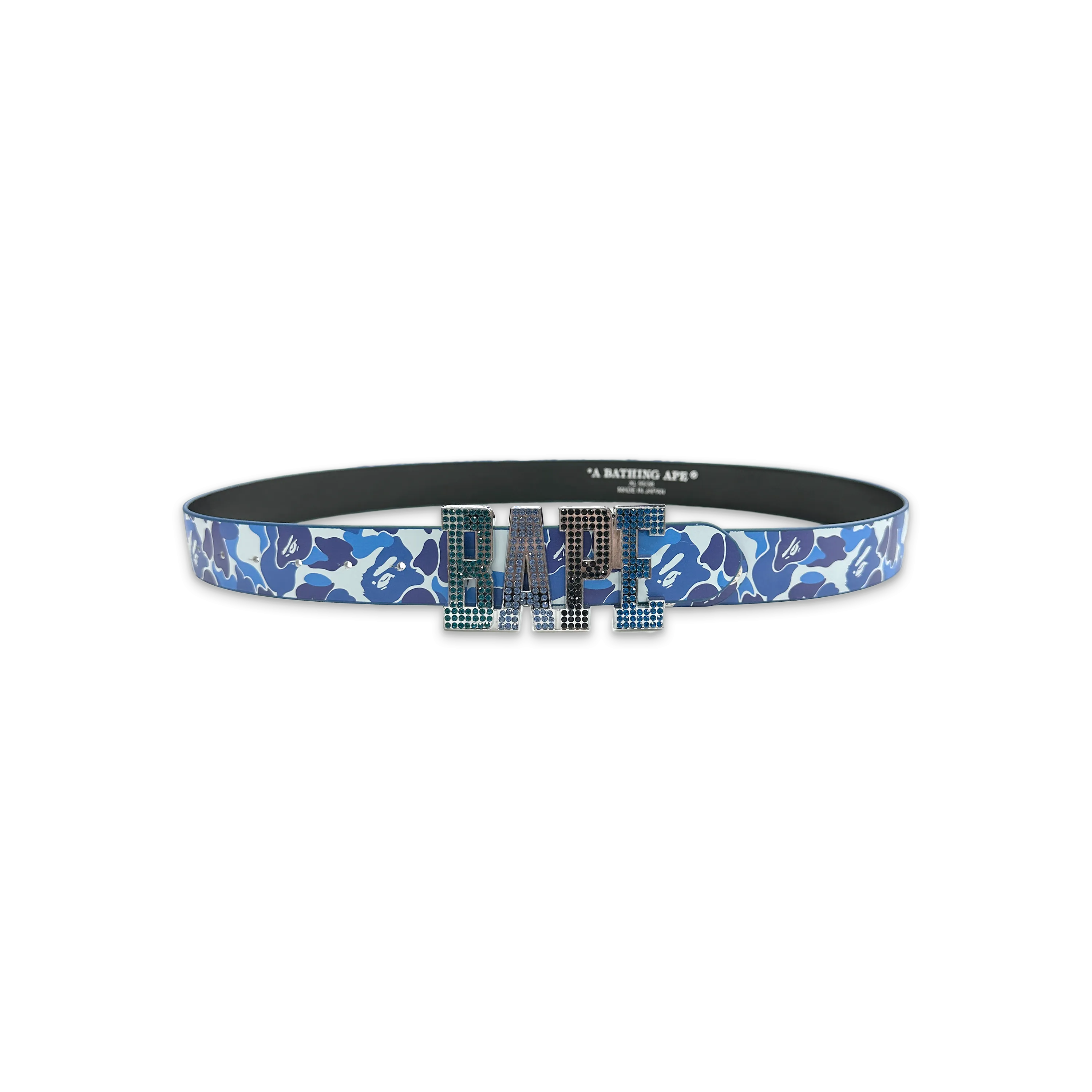 ABC Camo Leather Belt "Blue"