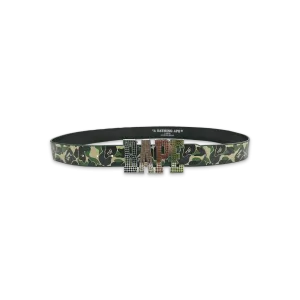 ABC Camo Leather Belt "Green"