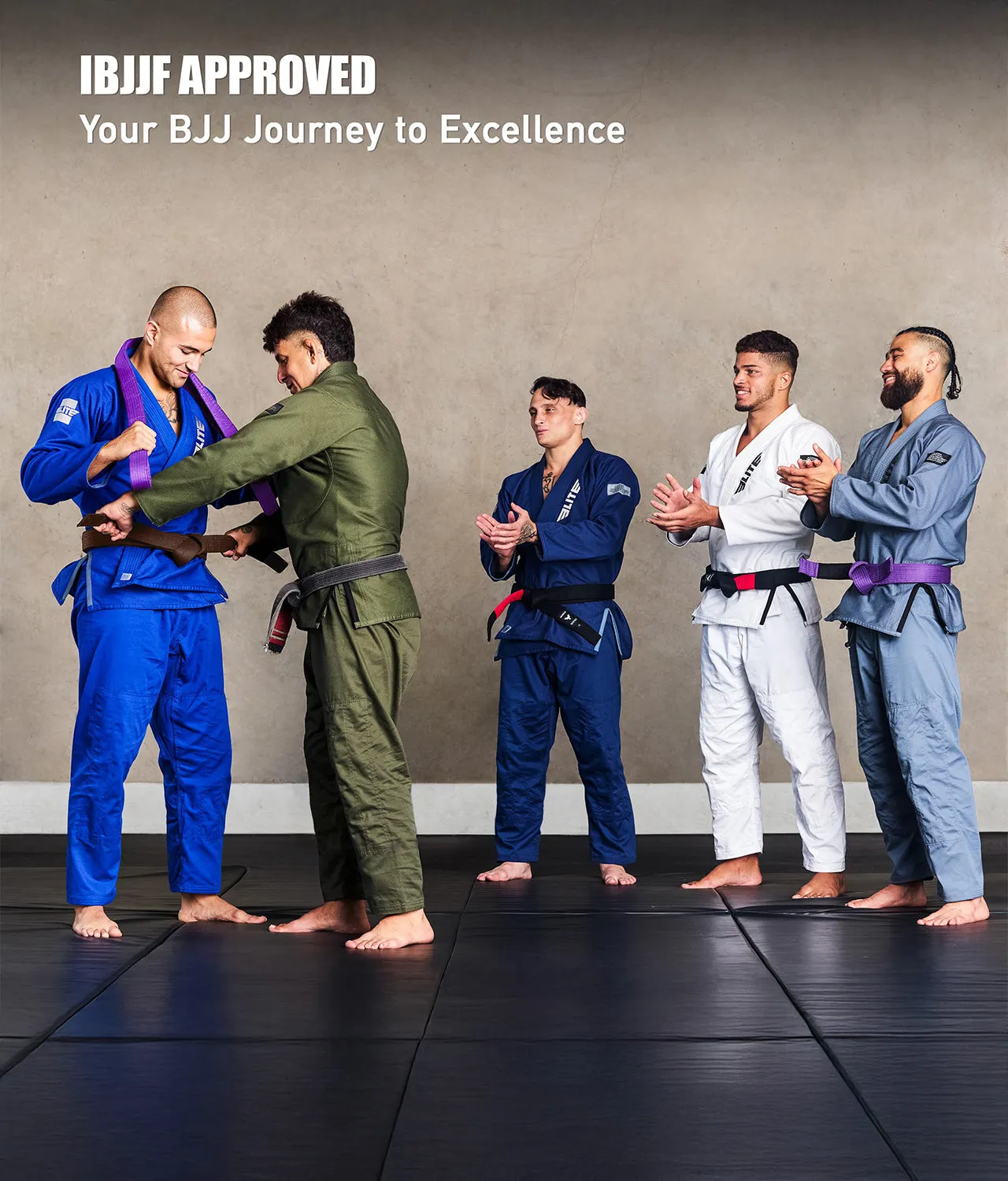 Adults' Brazilian Jiu Jitsu BJJ Brown Belt