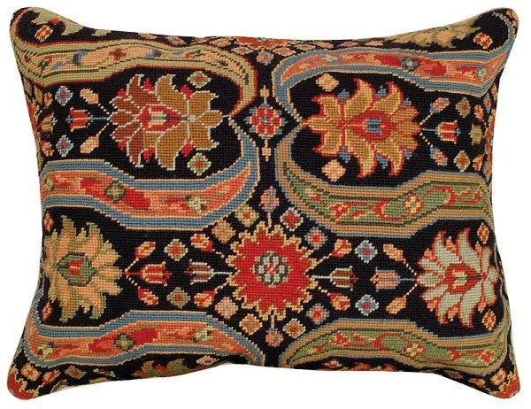 Afshar 16x20 Needlepoint Decorative Pillow