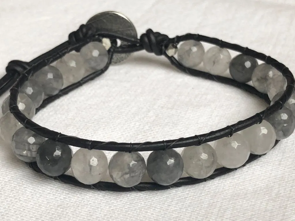 Agate Wrap Bracelet