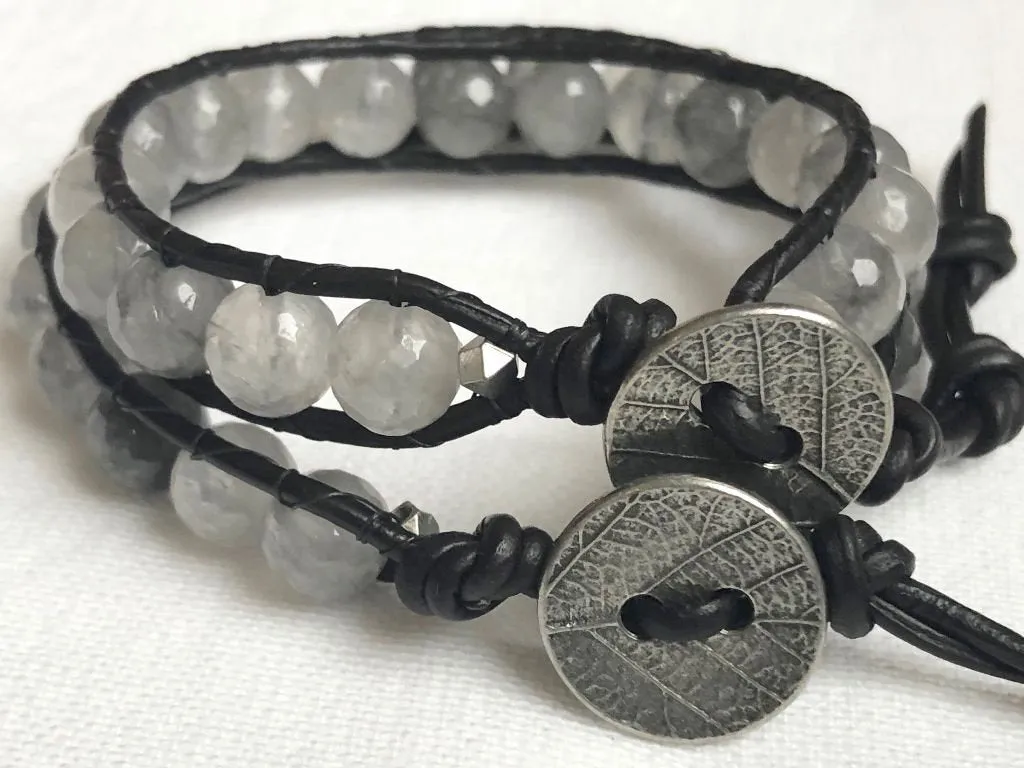 Agate Wrap Bracelet