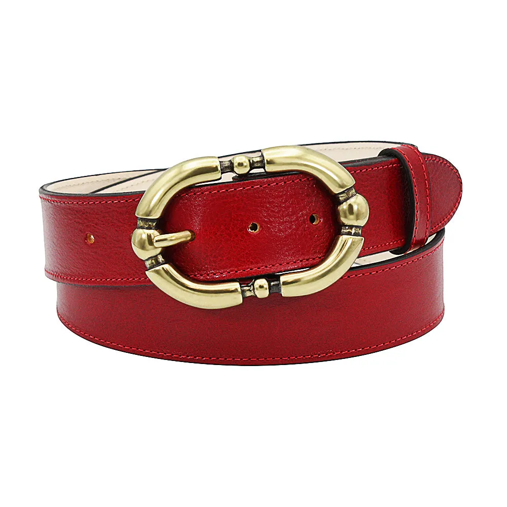 Aged Gold Oval Detachable Buckle.