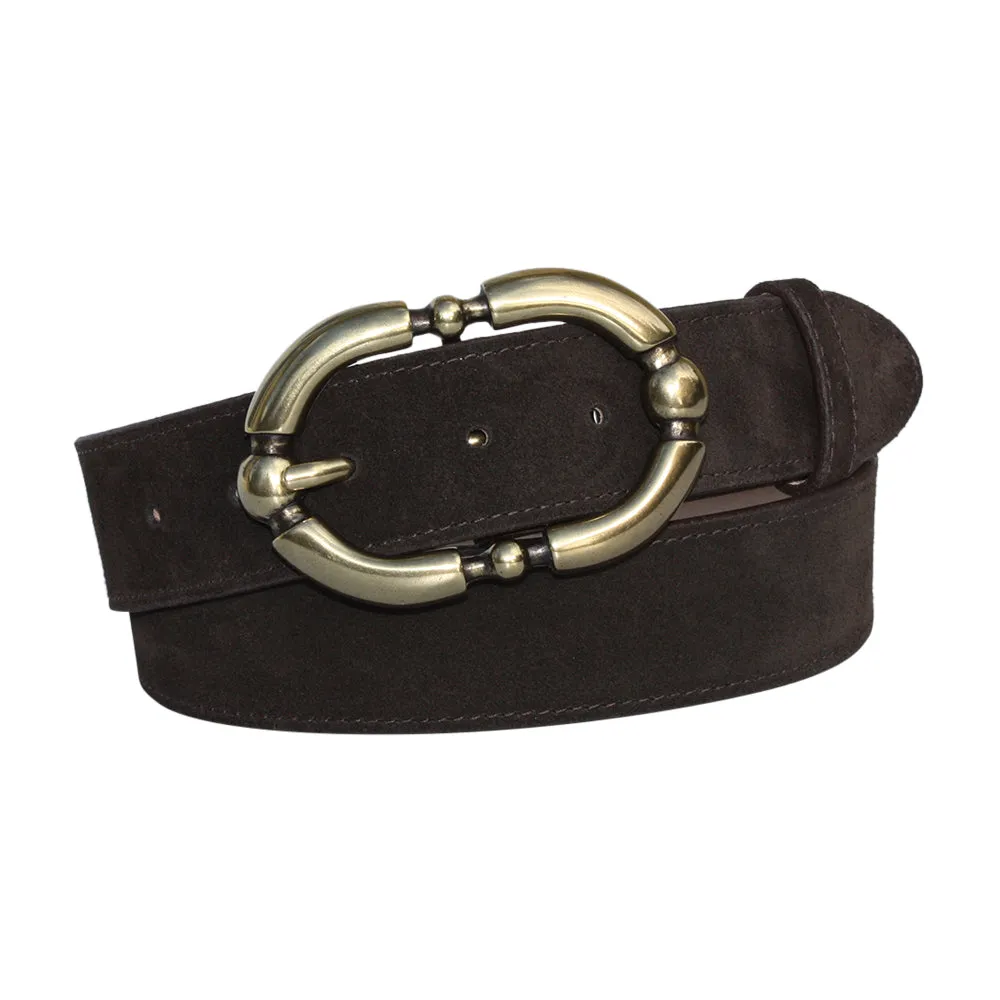 Aged Gold Oval Detachable Buckle.
