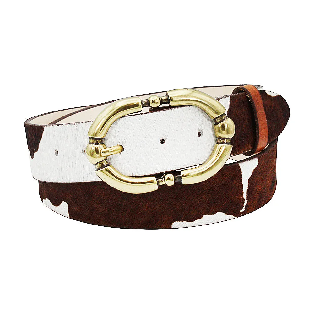 Aged Gold Oval Detachable Buckle.