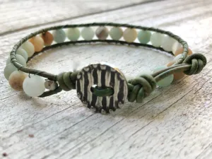 Amazonite Wrap Bracelet