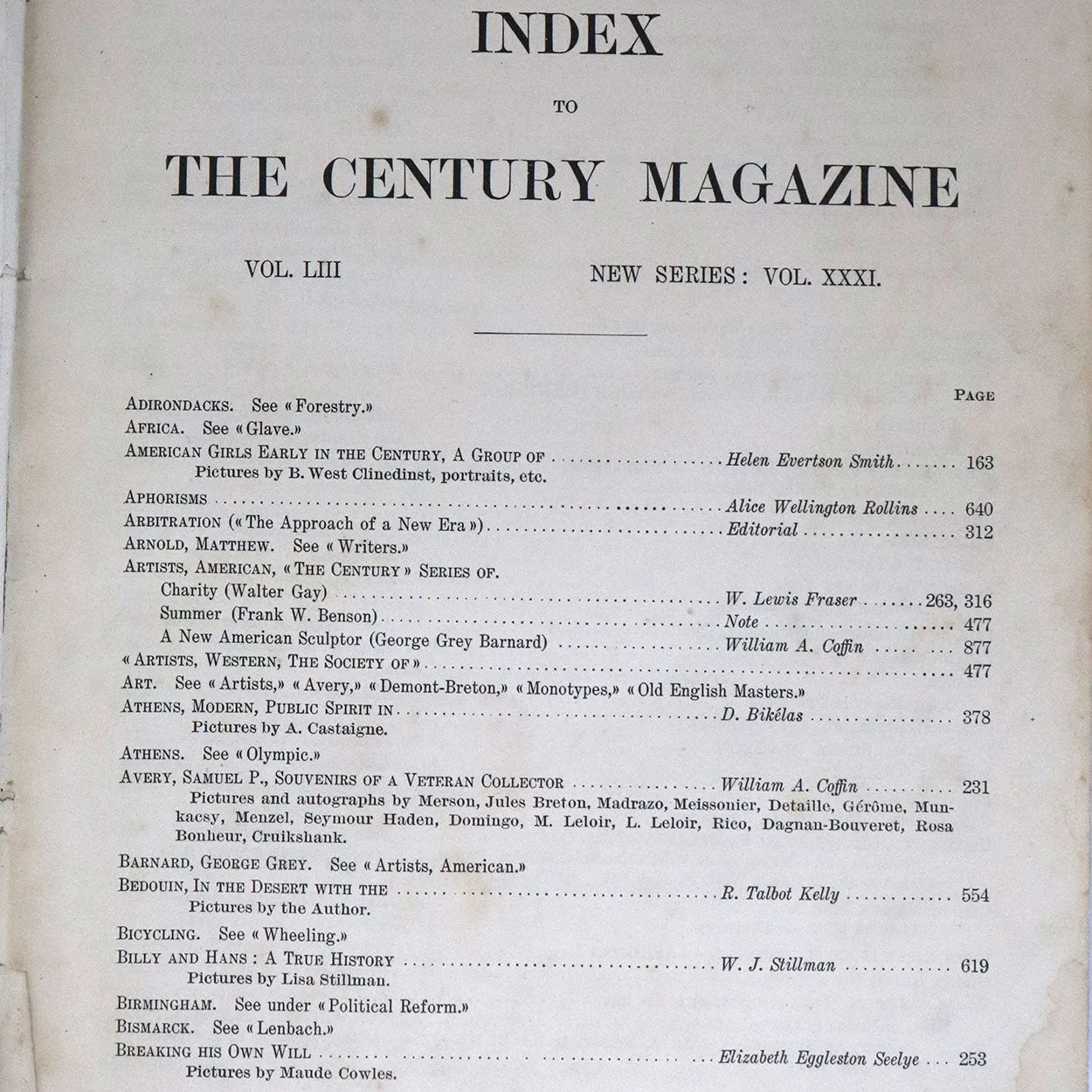 American Leather Bound Book: The Century Illustrated Monthly Magazine