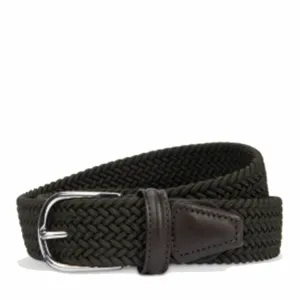 Andersons Classic Elastic Woven Belt Olive