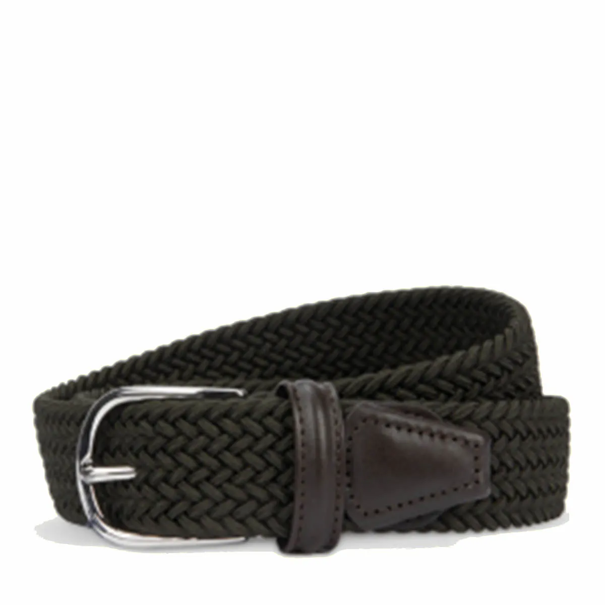 Andersons Classic Elastic Woven Belt Olive