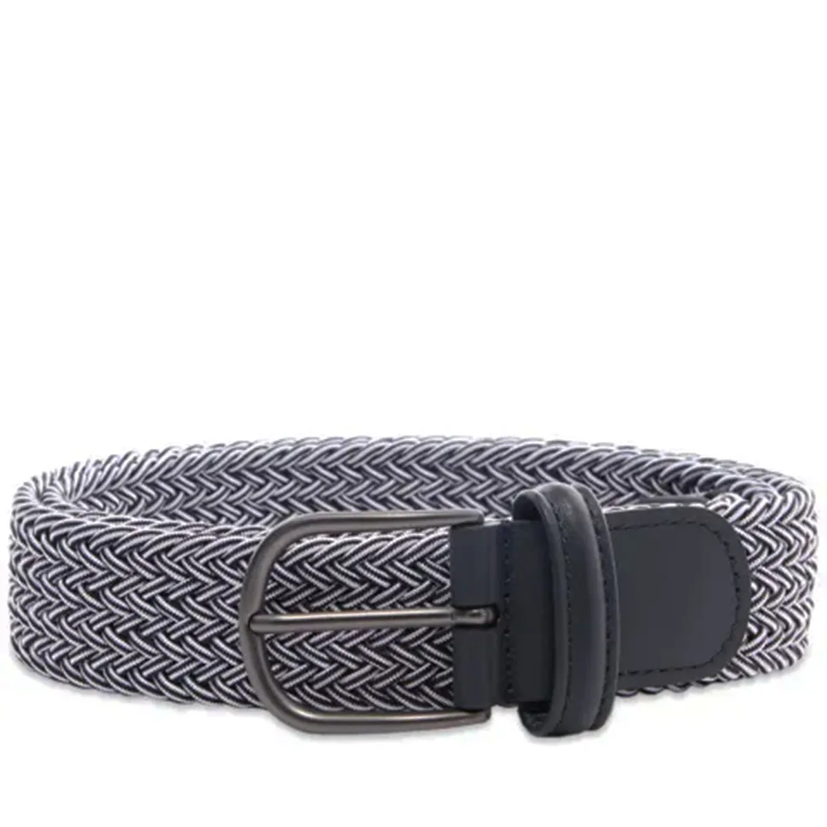 Andersons Woven Belt Navy / White