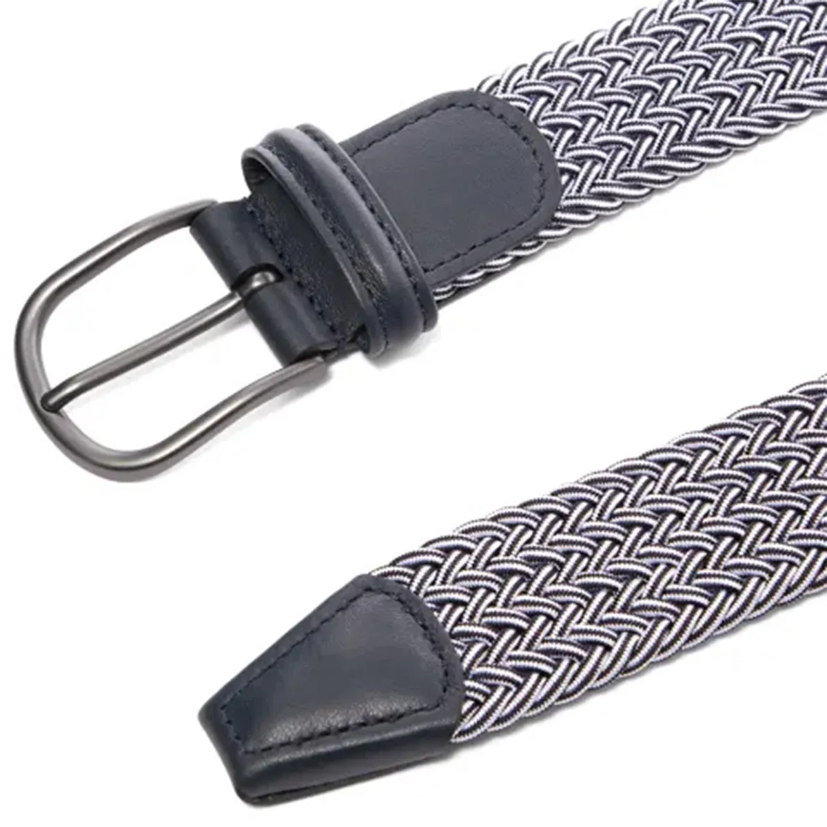 Andersons Woven Belt Navy / White