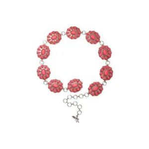 Angel Ranch Ladies' Pink Concho Belt