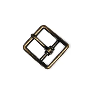 Antique Brass Center Bar Buckle 3/4 Inch
