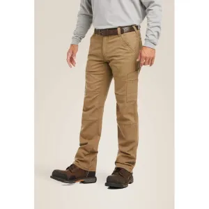 Ariat Men's Flame Resistant M5 Stretch DuraLight Canvas Straight Leg Pant Khaki - 10027705