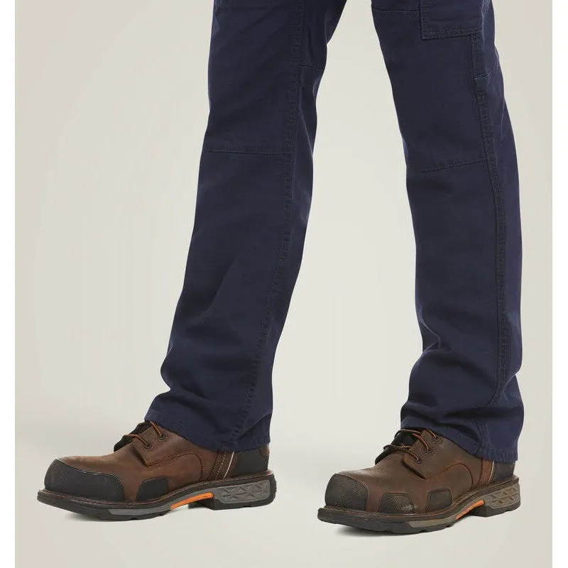 Ariat Men's Flame Resistant M5 Stretch DuraLight Stackable Straight Leg Pant Navy - 10034648