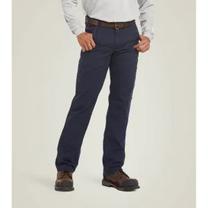 Ariat Men's Flame Resistant M5 Stretch DuraLight Stackable Straight Leg Pant Navy - 10034648