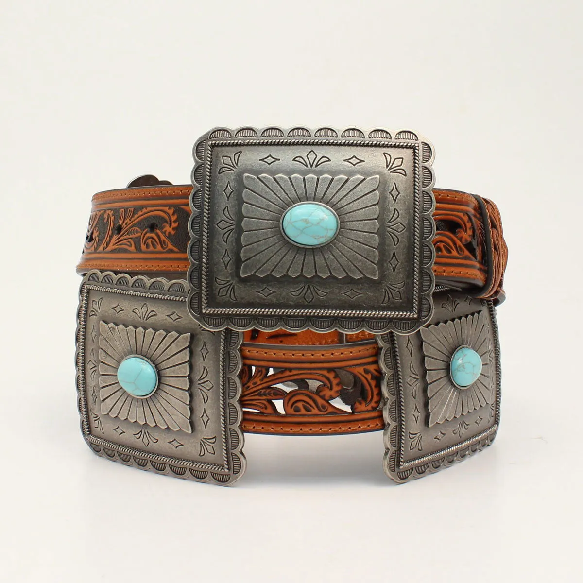 Ariat Women's Rectangle Concho Belt