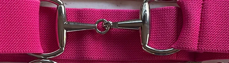 Assorted Adjustable Elastic Snaffle Belts
