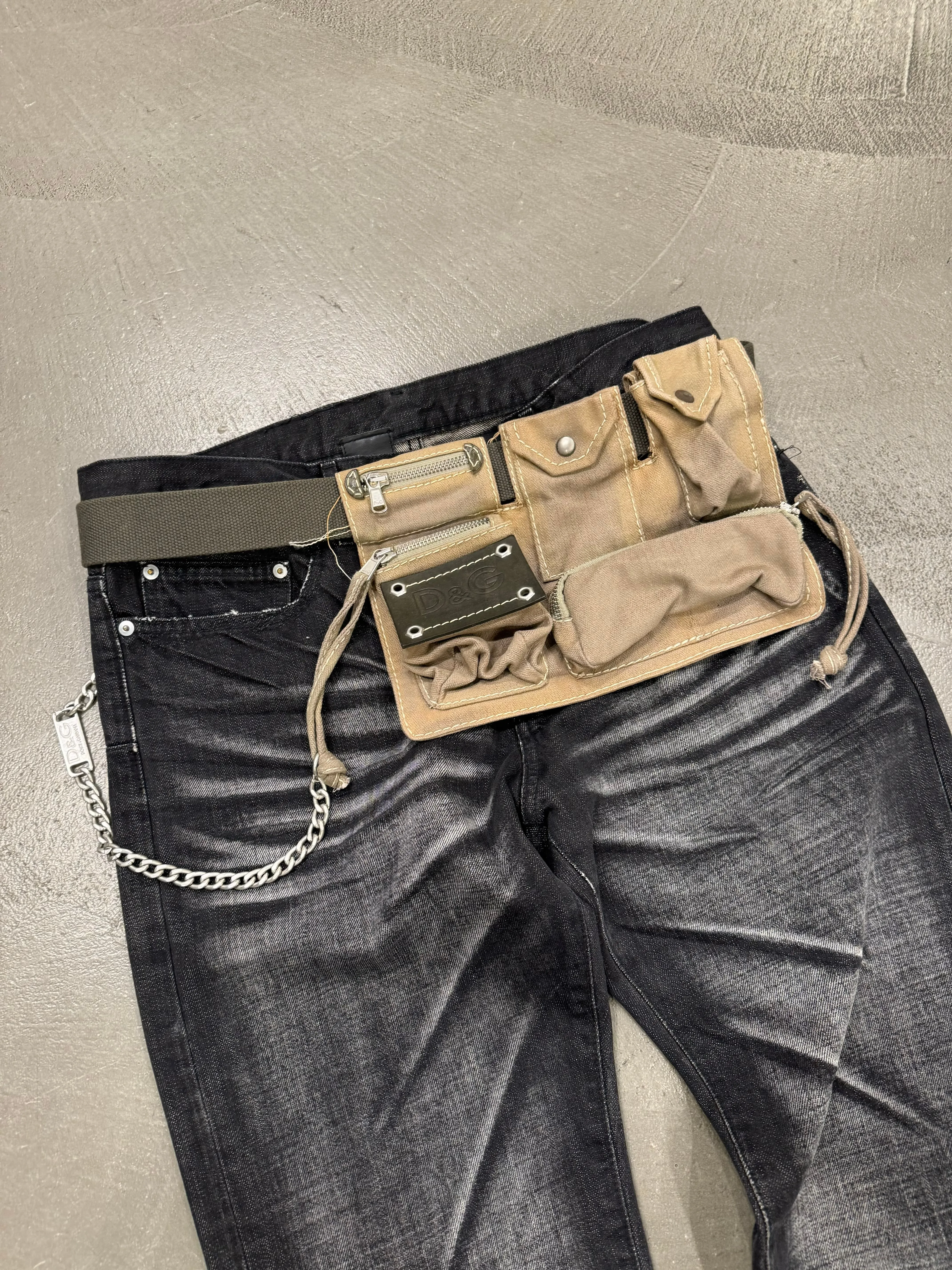 A/W2003 Dolce & Gabbana military waist bag